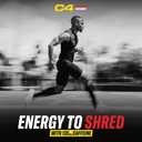C4 Ripped Sport Pre Workout Powder Fruit Punch - NSF Certified for Sport + Zero Sugar Preworkout Energy Supplement for Men & Women - 135mg Caffeine + Weight Loss - 30 Servings (EXP 11/30/26)