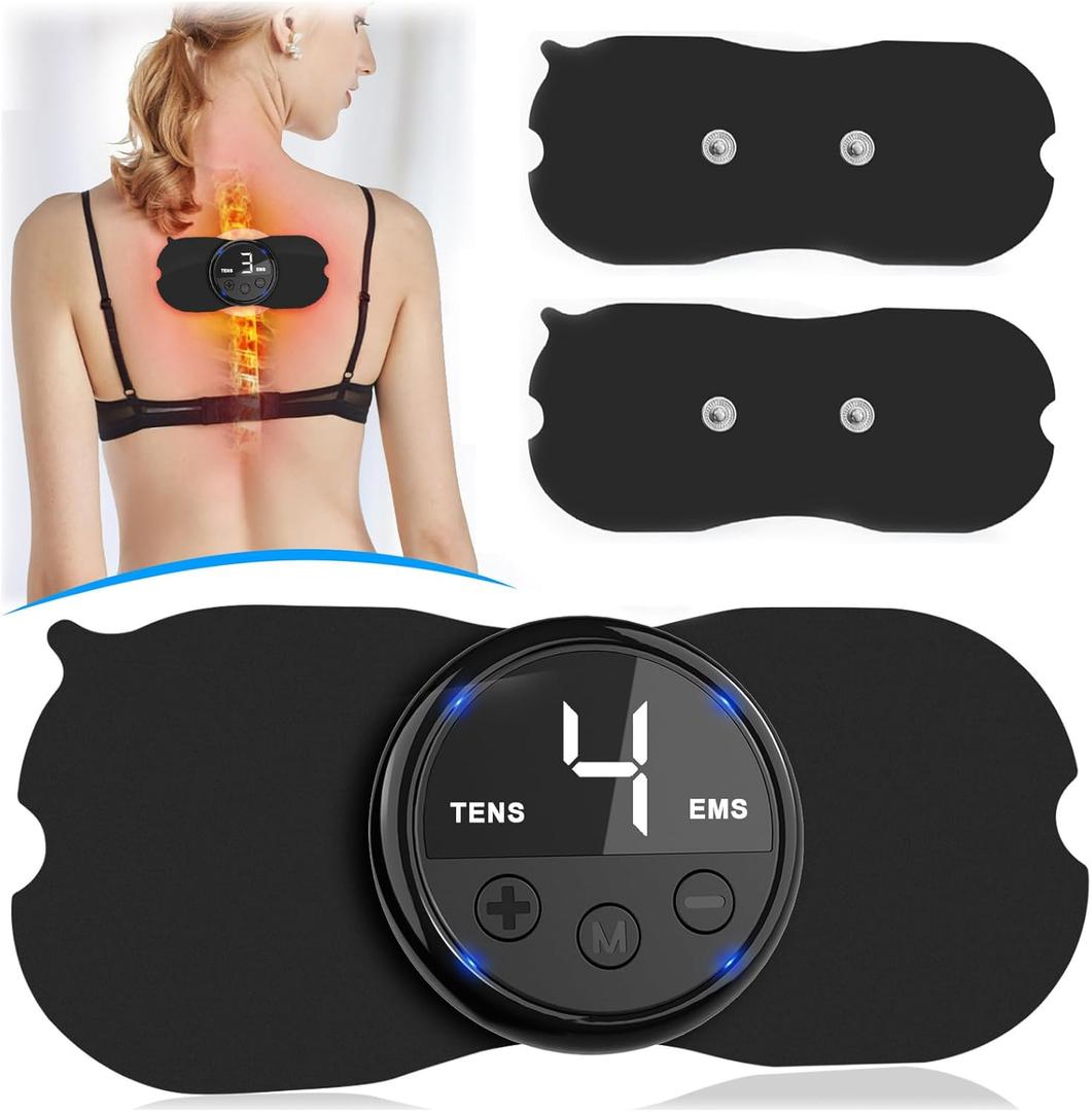 Intelligent Wireless TENS Unit Muscle Stimulator TENS & EMS Device, FSA or HSA Eligible Electronic Pulse Rechargeable Deep Tissue Mini Body Massager Machine for Back Shoulder Leg Neck Pain Relief