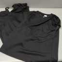 WIHOLL 2 Piece Sets for Women Casual Summer Travel Vacation Outfits Cap Sleeve Lounge Set (Small, Black)