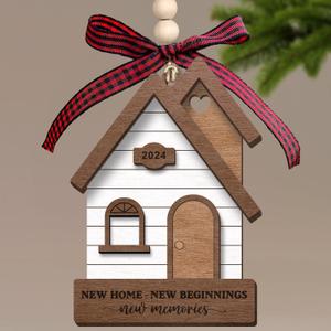 House Warming Gifts New Home - Housewarming Gifts Ideas for House - New Home Ornament for Women, Couples, Owners - Wood Home Ornament 2024