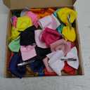 JOYOYO 40 Colors 4" Hair Bows Clips Girls Pigtail Bows Alligator Clips for Baby Girls Fine Hair Infants