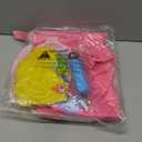 Baby Pool Float with Canopy, Inflatable Baby Swim Float with UPF50+ Sun Protection, Toddler Infant Pool Float with Toy Play Console Adjustable Safety Seat for Kids Girls Boys Aged 6-36 Months (Pink)