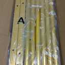 Calmootey Double Rod Clothing Garment Rack,Rolling Hanging Clothes Rack,Portable Clothes Organizer for Bedroom,Living Room,Clothing Store,Gold