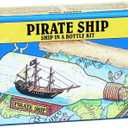 Pirate Ship in a Bottle Kit - Includes All Parts to Create a Mini Ship in a Bottle - VERY Challenging, Are You up for It?