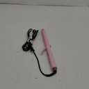 Long Barrel Curling Iron 1 Inch, Extra Long Curling Iron for Thin Hair, Infused Argan Oil & Keratin, 11 Adjustable Temp, Include Clips & Silicone Pad, Pink (1 inch, Pink)