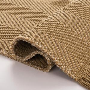 8x10 Washable Boho Area Rug with Tassels for Living Room Red Beige