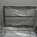 Fish Tank Stand, 40 Gallon Heavy Duty Metal Aquarium Stands, Reptile Tank, Turtle Tank, Breeder Tank Stand, 660LBS Capacity Terrarium Stand Rack with 2-Tier Storage Shelves (Black, 36.5"x18.5"x29.5")