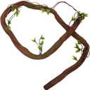 Zerodeko Realistic Fake Tree Vine Artificial Hanging Cane Fake Cane .6-2m Unique Decor for Parties Weddings Garden Wall