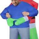 Awaqi Inflatable Costume Walkable Outfit Adult Blow Up Suit Cosplay Outfit for Christmas/Halloween/Birthday/Carnival