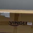 VINGLI Pool Vacuum Cleaner Automatic Sweeper Swimming Pool Creepy Crawler Vacuum with 33FT Hoses (Navy Blue&White)