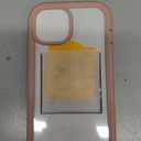 Diaclara Designed for iPhone 15 Case, Full Body Rugged Case with Built-in Touch Sensitive Anti-Scratch Screen Protector, with Camera Lens Protector for iPhone 15 6.1" (Coral Pink)