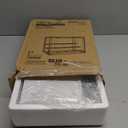 Acrylic Display Case - LED-Lit, 3 Layer Adjustable Clear Figure Display Case with Magnetic Door, Stackable Display Stand Box for Collectibles Action Figures (1 Pack Medium+LED Light)