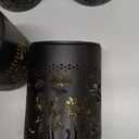 Outdoor Fence Lights Solar Powered, 4 Pack Solar Wall Deck Step Lights Outdoor Waterproof IP65, Hummingbird Sunflower Themed Garden Decorations Decorative for Outside Front Door, Yard, Porch, Deck