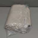 BTTN Extra Long Fabric Shower Curtain - 72 x 90 Inch Linen Textured Heavy Duty Cloth Shower Curtain Set with 12 Plastic Hooks, Large Hotel Luxury Polyester Shower Curtains for Bathroom, Beige/Cream