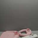 Baby Shower Stand, Adjustable Anti-Slip Baby Shower Standing Support, Soporte para Baera de Beb, Ideal Gift with Squeaky Bear for Infants 8-36 Months (Pink)