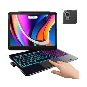 typecase Touch Keyboard Case for iPad Air 11-inch(M4/M3/M2, 2026/2025/2024) & iPad Pro 11(4th/3rd/2nd/1st Gen),Multi-Touch Trackpad,11-Color Backlight,360°Rotatable for iPad Air 5/4th Gen, Gray