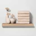 Fromm Softees Plush Bleachproof Microfiber Hair Towel for Salon, Barber, Spa, Ultra Soft Hair Wrap, Drying Towel for All Hair Types, Hands, Face, Durable Salon Towels, 18 x 30 Inches, Oatmeal 6 Pack