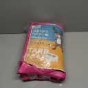 STARPYNG-7 Mil Pink/Silver 12x12 Feet Tarp-Multifunctional Waterproof Tarpaulin-Waterproof, UV Resistant, Rip and Tear Resistant, Poly Tarpaulin with Reinforced Edges for Cover