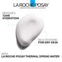 La Roche-Posay Hydraphase HA Rich, Hyaluronic Acid Face Moisturizer for Dry Skin with 72HR Hydration, Oil Free & Non-Comedogenic, 50 ML, 1.69 fl. oz.
