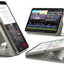 ESR for iPad Pro 11 Inch Case (M5/M4) 2025/2024, Rotating Case with Removable Magnetic Cover, Adjustable Portrait/Landscape Stand, 9 Standing Angles, Shift Series, Titanium