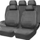 Leather Car Seat Cover Compatible For Full Set Interior Accessories Compatible For Benz Rexton Nissan Note E12 Chevrolet Cobalt(Front Bumper D)