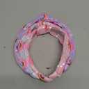 3 Pcs Sequin Knotted Headband for Girl Rainbow Sparkly Knotted Headbands Glitter Sequin Headpiece Hair Accessories for Birthday Party Christmas Gift Stocking Stuffers Easter Basket Fillers