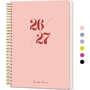 Monthly Planner 2026-2027, 18 Months Calendar Planner 2026-2027, Runs from July 2026 - December 2027, 7" x 10", Perfect for School Office Home Planning - Pink