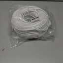 250 Ft Ethernet Cable for Cat5E/Cat6, 10Gbps 24AWG Cat6 Network Cable, Direct Burial Cable, UTP, LLDPE, RJ45 Patch LAN Cord, Waterproof, Indoor&Outdoor, Cat 5E Internet Cable in White for PC