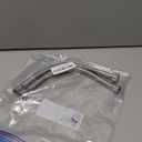 M METERXITY 2-Pack 16 Inch Faucet Hose Connector, 9/16" x G1/2 Female Thread Connector Braided Stainless Steel Water Supply Line for Bathroom/Kitchen, Faucet Supply Lines [S/S Color]