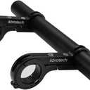 Bike Handlebar Extender Double Handlebar Extension Carbon Fiber Mount Holder with Aluminum Alloy Bracket Space Saver