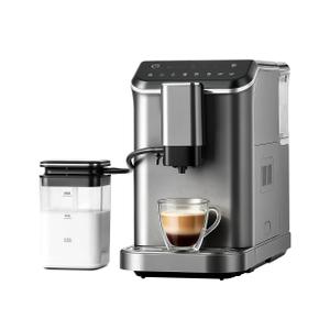 ICEVIVAL Automatic Espresso Machine with Grinder & Milk Frother 