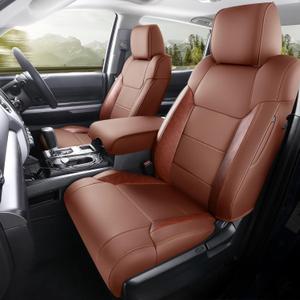 MeeKooMay Tundra Seat Cover Customized Fit 2014-2021 Crew Max SR, Limited, platinum, 1794 Edition TRD
