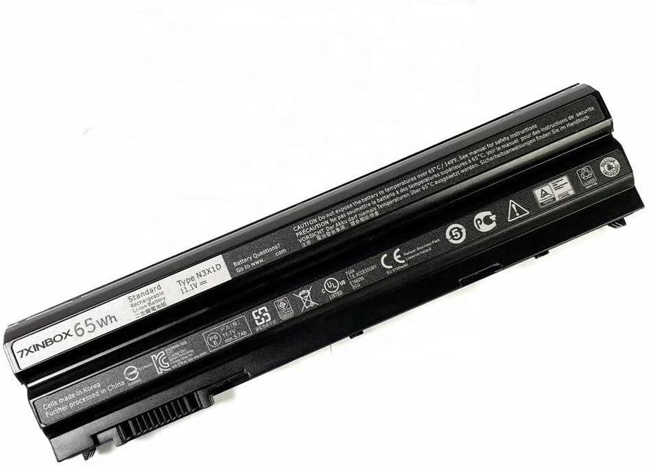 11.1V 65Wh 5800mah N3X1D M5Y0X 8858X T54FJ Replacement Laptop Battery for Dell Latitude E6540 E6440 E5530 E5430 E6520 E6420 M2880