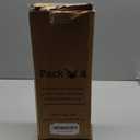 Wood Bed Furniture Risers Blocks - 3 inch Set of 4 Bed Risers, Heavy Duty Solid Wood Round Risers, Sofa Riser with Non-Slip Pad, Create Storage Space and Easy Cleaning for The Sweeper