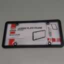 Bell Automotive 22-1-45601-8 Black License Plate Frame and Clear Cover Combo, Corrosion Resistant, Easy to Install