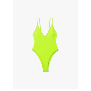 Women's Tummy Control Swimsuits One Piece Slimming Bathing Suit Spaghetti Strap Swimwear, Size XL