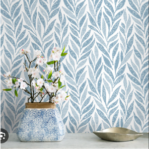 Modern Peel and Stick Wallpaper Boho Blue Contact Paper Self Adhesive Neutral Removable Wallpaper for Bedroom Bathroom Waterproof Contact Paper Farmhouse White 78.7inL 17.3in