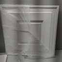 STICKGOO PVC Ceiling Tiles, 2'x2' Glue Up Ceiling Panel White to Prevent Breakage Cover 48 Sq. Ft, Pack of 12 Tiles, 24"x24"