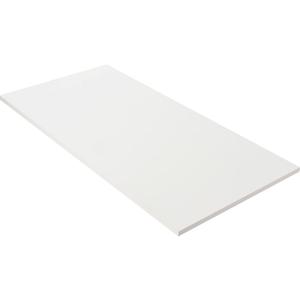 45x20 inch White Table Top Universal, Solid One-Piece Desktop, Reversible Melamine Countertop, Double Desks, L-Desk DIY