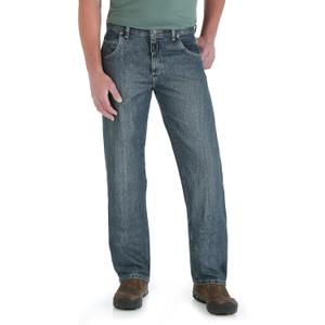 Wrangler Genuine Men's Twill Cargo Pants 35W x 32L, Mediterranean