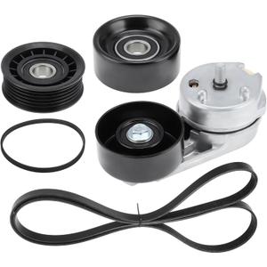 90K-38279A Serpentine Belt Drive Tensioner with Idler Pulley Kit for Ford Fusion 2006-2009 Drive Belt Tensioner Kit for Mercury Mariner 2008 for Lincoln Zephyr 2006 38279