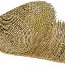 Eco-Friendly Mexican Roof Thatch - Hand-Woven Palm Leaf Roll for DIY Projects, Duck Hunting Camo Mesh, Tiki Bar, Palapa Thatch Roofing, Patio Umbrella - (35 x 30ft)