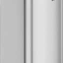 SONGMICS Kitchen Trash Can, 8-Gallon (30 L) Trash Bin, Stainless Steel Garbage Can, with Inner Bucket, Soft Close and Stays Open, Metallic Silver ULTB593E01
