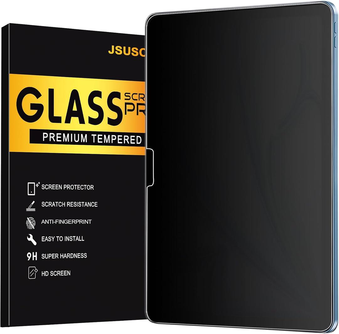Matte Privacy Screen Protector for iPad Air 11 Inch M3 M2 (7th&6th Generation, 2025/2024), Anti Spy Private Filter for iPad Air11 Inch, High Sensitive Bubble-Free Black Security Screen, 1 Pack