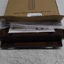 Vertical Shoe Rack - Tall Narrow Shoe Rack Organizer for Small Spaces,5 Tier Bamboo Shoen Shelf for Entryway,Closet,Corner,Doorway,Skinny Shoe Shelf Space Saving Shoe Storage,Free Stackable DIY (Brown)