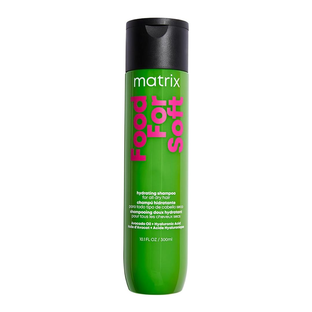 MATRIX Food For Soft Shampoo For Dry and Brittle Hair - Moisturizes and Hydrates, Softens and Smooths, With Avocado Oil & Hyaluronic Acid, Vegan, For All Hair Types