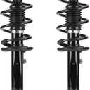 172311 Front Complete Struts w/Coil Springs for 2006-2017 Volkswagen Jetta/Passat, 2006-2013 Audi A3/A3 Quattro, 2012-2017 Beetle, 2007-2011 Eos, 2010-2014 Golf, 2006-2009 Rabbit, Cc Shock Absorbers