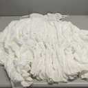 BIBIHOU Girls Kids Lace Back Full-Length Backless Tulle Party Holiday Formal Flower Girl Dress (10 Years, 4-white)