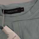 Carpetcom Oversized Workout Shirts for Women Short Sleeve Drop Shoulder Casual Crop Tops Baggy Gym Yoga Athletic Tee (Small, Light Gray Green)