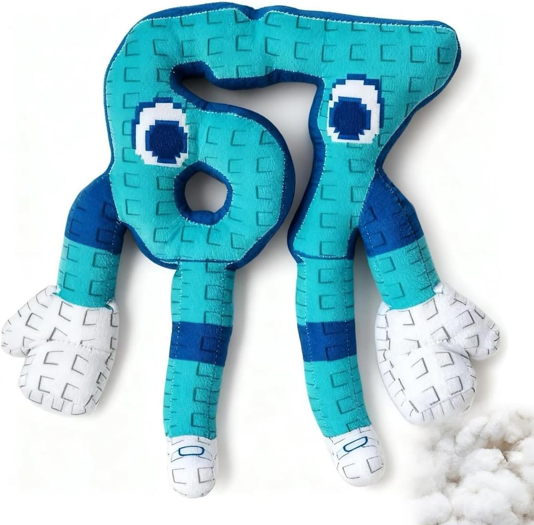 67 Blue Plush Italian Cushion Pillow Bed six Seven Style for Adults 10inch(15 Year Old+)